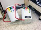 Rainbow Paint basket