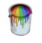 Rainbow paints