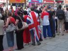 Camden flag olympic torch