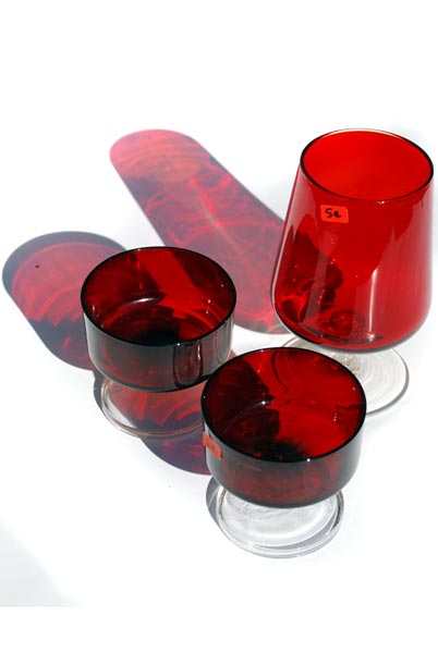 red glass